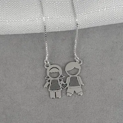 GARGANTILHA CASAL FILHOS